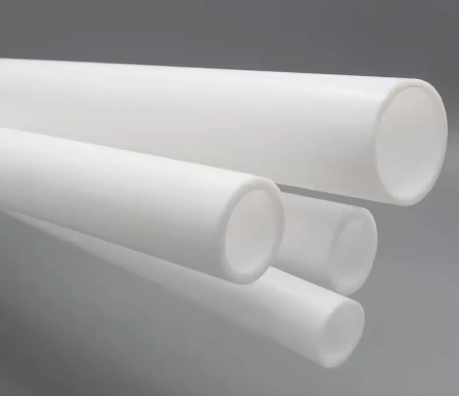 Tubo aprobado para alimentos, tubo de PTFE flexible, tubo de ETFE virgen 100% 26 51 81 100 126 256mm para semiconductores químicos fotovoltaicos