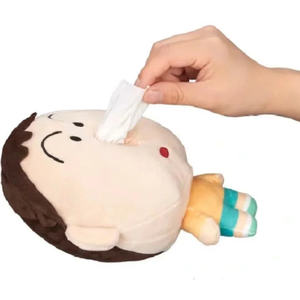 Divertida caja de pañuelos <span class=keywords><strong>Adai</strong></span>, caja de pañuelos con diseño de Crayon Shin-chan, colgante para mochila, pequeña capacidad - Product Image 2