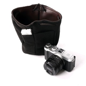 <span class=keywords><strong>Sac</strong></span> de rangement antichoc en cuir PU avec cordon de serrage <span class=keywords><strong>Sac</strong></span> à dos étanche pour appareil <span class=keywords><strong>photo</strong></span> Organisateur <span class=keywords><strong>Petit</strong></span> <span class=keywords><strong>sac</strong></span> <span class=keywords><strong>photo</strong></span> vidéo - Product Image 6