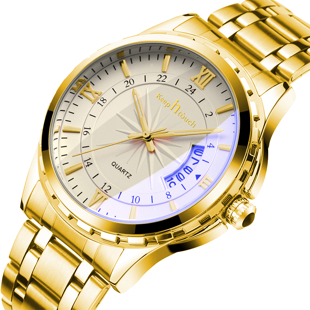 Gold/White