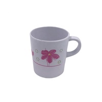 Vaisselle en plastique personnalisée de qualité supérieure pour mugs, tasse à thé en mélamine imprimée sur mesure avec poignée