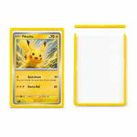 Étui pour cartes de sport 180PT ultra-résistant à fermeture rapide, plaque en acrylique transparente pour cartes TCG