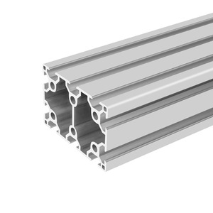 European Standard 6090 Aluminum Profile 6063 Alloy 2.0mm Silver White 1 Meter For Automation Equipment - Product Image 1