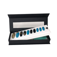 Nouvelles Boîtes Cadeaux Magnétiques de Luxe pour Ongles, Boîtes d'Emballage Personnalisées avec Logo pour Faux Ongles à Coller, Coffrets Magnetbox pour Ongles Artificiels