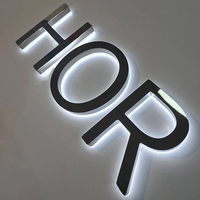 DakeSign OEM ODM Lettres lumineuses à LED rétroéclairées pour la signalisation publicitaire de cafés et salons, conception gratuite, décoration, affichage IP65