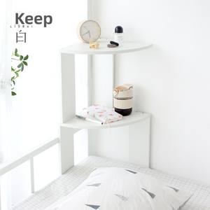 Étagère <span class=keywords><strong>d</strong></span>'angle de <span class=keywords><strong>lit</strong></span> intégrée au design moderne et minimaliste, idéale pour les dortoirs étudiants, avec des étagères à double niveau et des têtes de <span class=keywords><strong>lit</strong></span> - Product Image 1