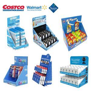 Présentoir <span class=keywords><strong>de</strong></span> comptoir pliable en carton à 4 niveaux pour cartes-cadeaux, idéal pour les magasins <span class=keywords><strong>de</strong></span> détail et les points <span class=keywords><strong>de</strong></span> vente temporaires - Product Image 1