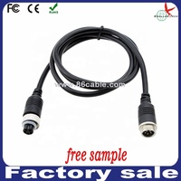 GX 12 5-Pin Stecker auf Buchse Verlängerungskabel Mini-DIN 5-Pin Wasserdichter Steckverbinder Verbindungskabel Video-Audio-Kamera-Kabel