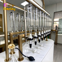 Barre d'échantillons de parfums de luxe personnalisée avec flacons testeurs en verre trempé pour les boutiques de parfums et les vitrines des centres commerciaux