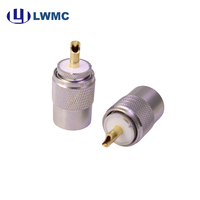 Connecteur mâle UHF LWMC à souder pour câble LMR300 et câble de 7 mm, VSWR 1,3:1, connecteur en laiton