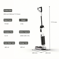 Meilleur aspirateur professionnel puissant, silencieux, rechargeable, à charge rapide, avec filtre HEPA, écran LED allemand, pour la maison, aspirateur sec et humide pour poils d'animaux