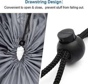 Tas cucian tali dengan tali tas cucian tugas berat untuk pakaian kotor keranjang cucian Hamper Liner - Product Image 2