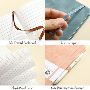 <span class=keywords><strong>A5</strong></span> bìa cứng tùy chỉnh da dây đeo cứng cuộn dây bán buôn Tự Kỷ Luật Hàng ngày lưu ý kế hoạch với logo in ấn - Product Image 3