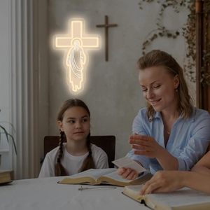 Jesus Letreros Neon LED dimmable USB powered ambient <b>light</b> store <b>window</b> decoration <b>light</b> street indicator <b>light</b> landscape <b>light</b> - Product Image 4