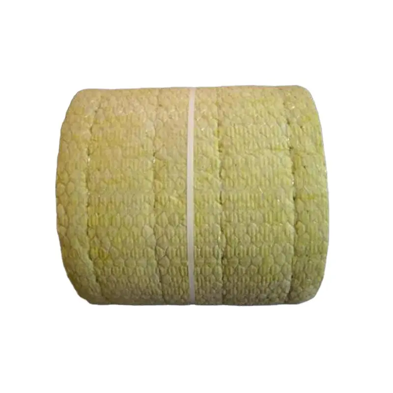 Hot-selling 50mm Thickness Rock Wool Blanket 100-150kg/m3 Mineral basalt rock wool thermal insulation rock wool roll