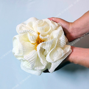 Peony Flower Bath Ball Soft Foaming Net For Bathing Body Sponge - Product Image 2