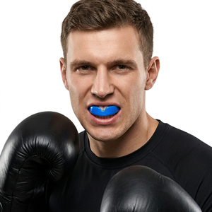 Protector Bucal de Silicona Azul para Boxeo, Equipo Deportivo Protector, Ligero, Moldeable, para Adultos, Hombres, Boxeo, Baloncesto - Product Image 1