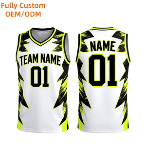 Camiseta <span class=keywords><strong>de</strong></span> Baloncesto Personalizada <span class=keywords><strong>para</strong></span> <span class=keywords><strong>Hombre</strong></span>, Sublimada, <span class=keywords><strong>de</strong></span> Secado Rápido, Transpirable - Product Image 2