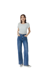 Jeans décontractés pour femmes, peu de jeans en denim extensible pour l'été, vente en gros au prix d'usine - Product Image 4