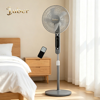 Ventilateur sur pied électrique réglable en hauteur par le fabricant, 16 pouces, avec télécommande