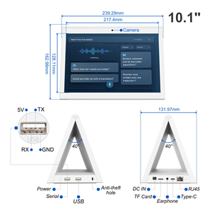 Dispositivo de Traducción de Servicio en Tierra Multilingüe con Pantalla Táctil Interactiva para Escritorios y Asistencia al Cliente, Asíncrono y Dual - Product Image 3