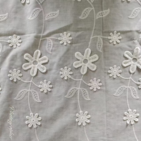 Tissu tissé personnalisé, coloré, imprimé floral, 100% rayonne, impression numérique, broderie, pour filles