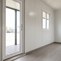 Maison préfabriquée en conteneur pour cantine de camp de travail et utilisation dans les projets d'infrastructure de chantier