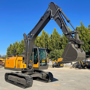 Spedizione gratuita motore EPA 13.5 tonnellate di Cina escavatore nuovo pesante scavatore di alta qualità cingolato idraulico escavatore - Product Image 1