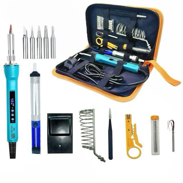 High-Quality 988 Digital Display Electric Soldering Iron Kit  90W, Precise Temperature Control