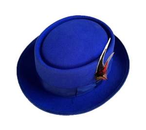 Sombreros Unisex R187 100% Lana con Logotipo Personalizado, Ala Corta, Ajustables, para las Cuatro Estaciones, para Hombres, Fiestas y Uso Casual - Product Image 3