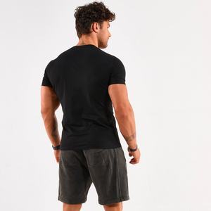 Camisetas de Hombre al por Mayor, Personalizadas con Etiqueta Inferior, de Alta Calidad, Lisas, Estilo Hip Hop, Manga Corta, Dobladillo Curvo - Product Image 3