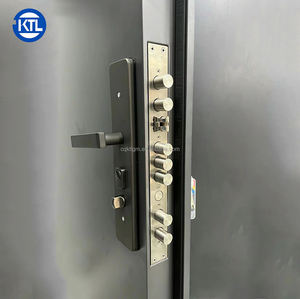 Chine Top Fabricant Design Moderne-Portes résidentielles en aluminium <span class=keywords><strong>Porte</strong></span> d'entrée de sécurité Garniture de <span class=keywords><strong>porte</strong></span> en métal - Product Image 6