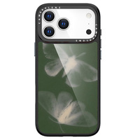 A9 Guochao Pavilion Panel Belakang Kaca Desain Chinoiserie Elemen Totem Casing Ponsel untuk 17 Pro Anti-Sidik Jari Anti-Minyak