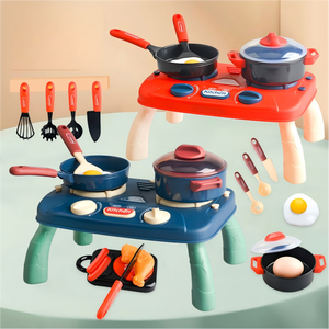 Ensemble de <span class=keywords><strong>cuisine</strong></span> de jeu d'imitation Yuglow pour enfants avec lumière, table de cuisson électrique de simulation, jouets éducatifs pour garçons et filles - Product Image 1