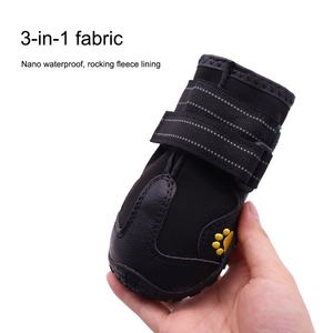 Cross Border New Dog <b>Shoes</b> for Autumn and Winter, <b>Warm</b> and Plush <b>Shoes</b>, Anti slip and Waterproof Pet <b>Shoes</b> - Product Image 2