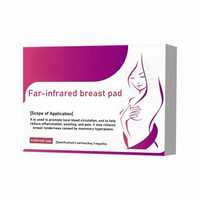 Ermi JX-021 Pansement pour la poitrine en tissu non tissé hypoallergénique à infrarouge lointain pour le soin des seins, la physiothérapie, le soulagement de la douleur, le lifting et le raffermissement