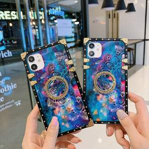 Offre Spéciale Blu-ray <span class=keywords><strong>Ciel</strong></span> Étoilé Fleur Téléphone étui pour iphone 16 Vintage Titulaire Béquille TPU Couverture pour iPhone 15 14 13 12 11 Pro Max - Product Image 2