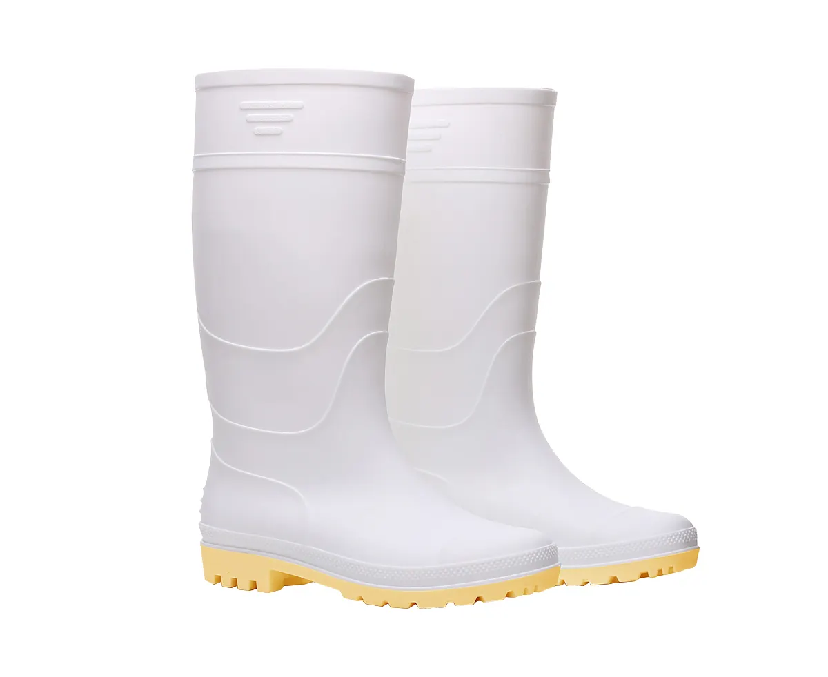 Cheap Waterproof Rubber Boots PVC Tall White Boots Men