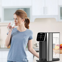 Dispensador de Agua de Sobremesa de Lujo de 4L en Oferta, Dispensador de Agua Caliente y Fría Instantáneo Programable y Personalizable con Filtro