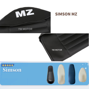 Coussin de selle de moto en cuir avec garantie de 2 ans pour <span class=keywords><strong>SIMSON</strong></span> MZ ETZ 250 251 Series - Product Image 1
