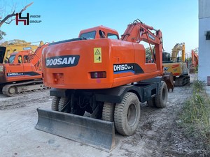 Excavadora de ruedas Doosan 150 Original de Corea en buen estado, excavadora de ruedas usada de 15 toneladas, excavadora de ruedas usadas a la venta - Product Image 3