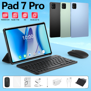 <strong>Android</strong> <strong>Tablet</strong> PC &amp; <strong>Tablet</strong> - Pad 7 Pro 10.1inches, 16GB+1TB, 8 Gen3 - 5G WiFi, Face Unlock, <strong>New</strong> for Students - Product Image 2