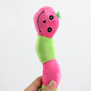 Jouet en peluche pour chien, en forme de serpent, coloré, de luxe, à mâcher, couineur, pour usage quotidien, vente en gros - Product Image 5
