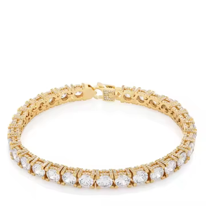 Pulsera de Diamantes Cultivados en Laboratorio de Plata de Ley D Yash de Lujo con Estilo Único de 10 g de Gujarat - Product Image 3