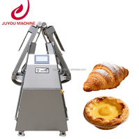 Machine à étaler la pâte électrique commerciale et industrielle pliable et économique pour la pâte à baklava turque, les croissants et le pain pita