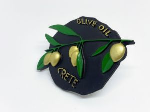 YIWU BaiWen Vente en gros Promotionnel <span class=keywords><strong>Pas</strong></span> cher Souvenir touristique de Grèce <span class=keywords><strong>CRETE</strong></span> Aimant de réfrigérateur en résine 3D Cadeau - Product Image 2