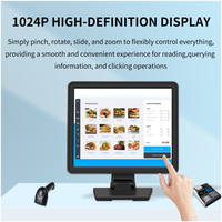 Monitor de Escritorio LED de Alta Resolución con Pantalla Táctil USB VGA LCD de 15 17 19 Pulgadas 4:3 para Negocios