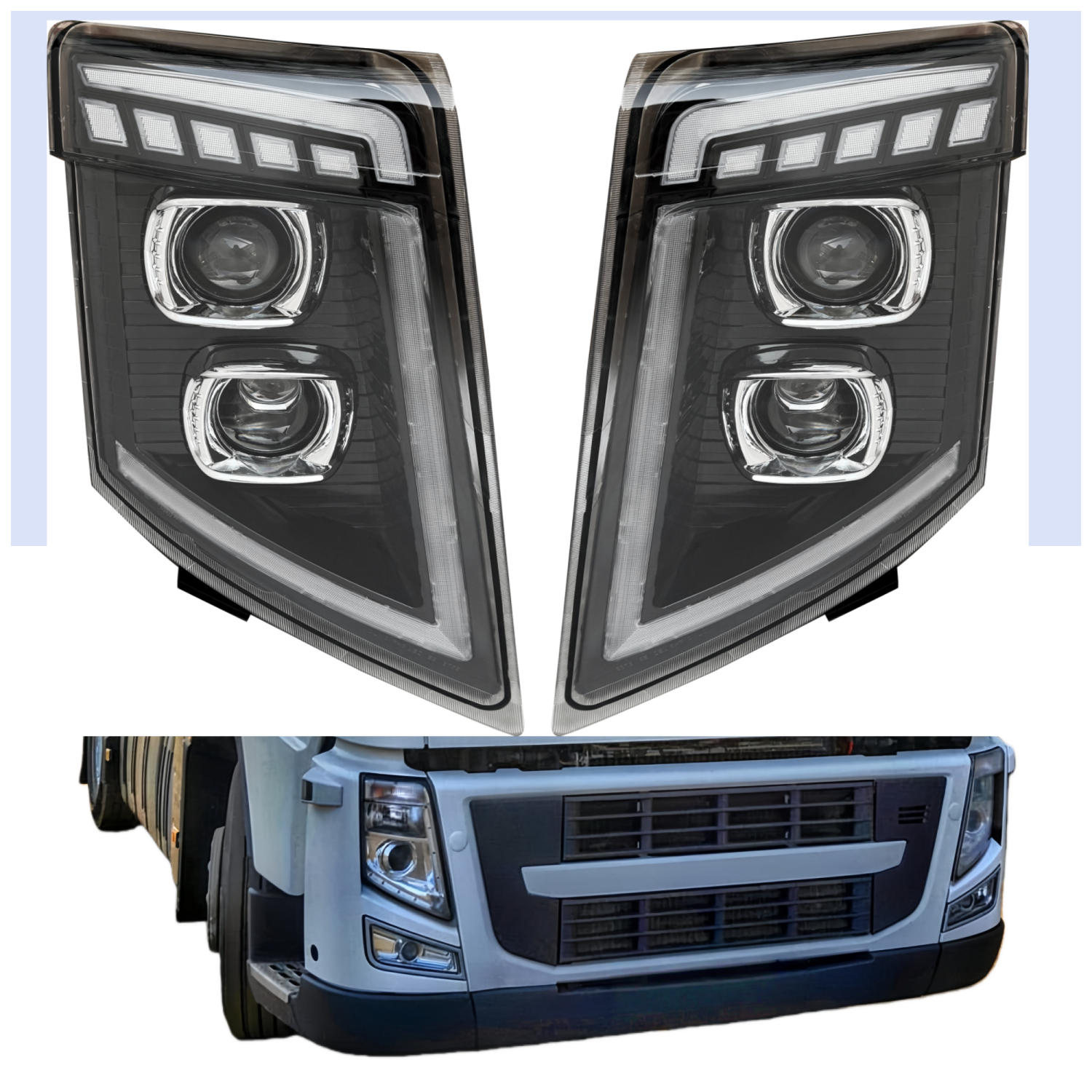 ボルボ　トラック　トレーラー　FH4 ヘッドライト　新品 Factory-Wholesale-Latest-