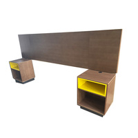 Tête de lit personnalisée pour lit Queen ou King, en MDF, rembourrée en bois, mobilier d'hôtel Hampton Inn