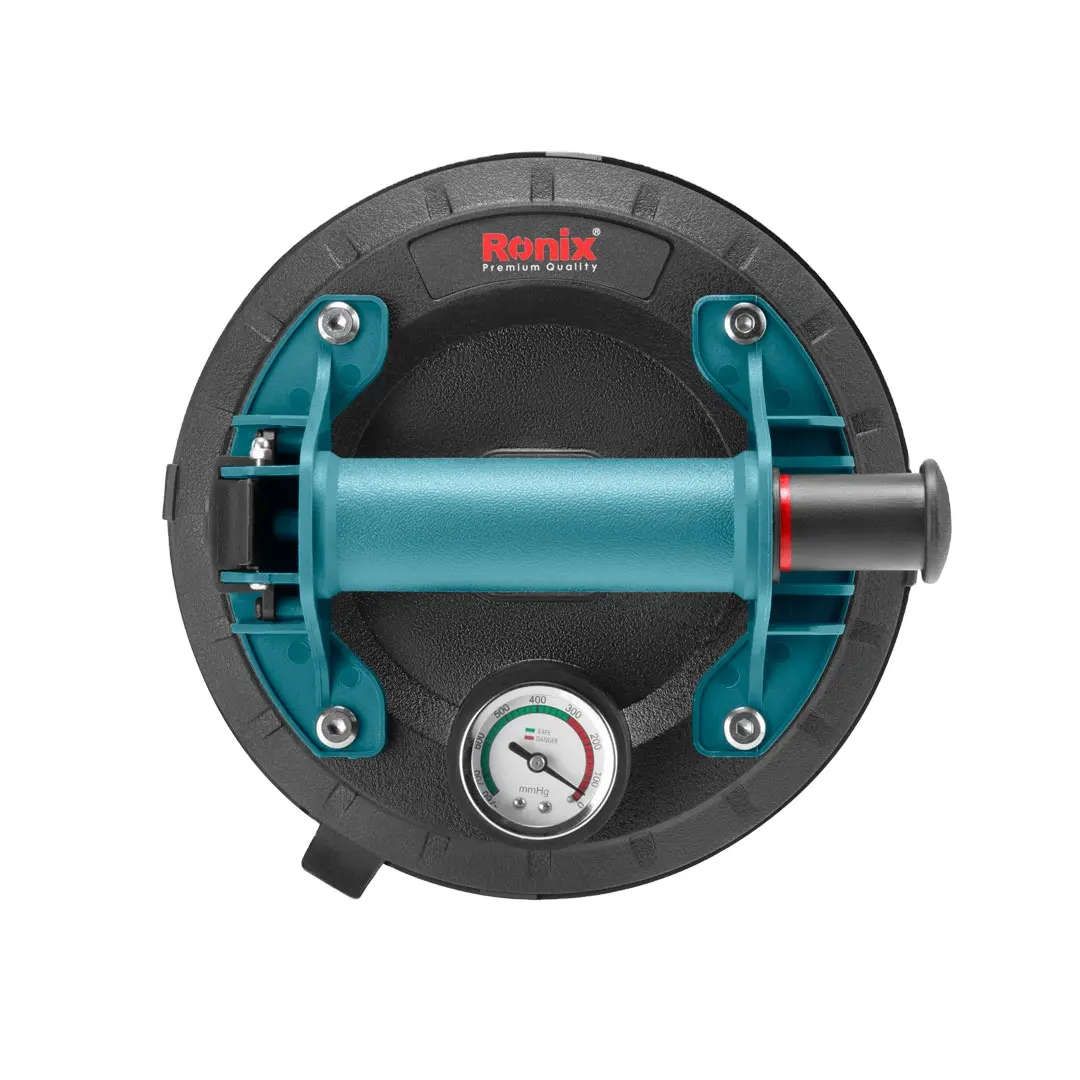 Ronix RH-9933 Ventilador a vácuo para serviço pesado com medidor de pressão para substituir painéis de madeira e azulejos de vidro